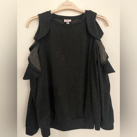 Isabel Cold Shoulder Sweatshirt - Picture 1 of 4